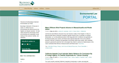 Desktop Screenshot of environmentallawportal.com